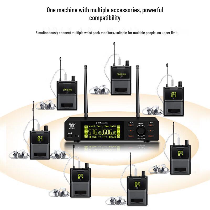 HuiDu AT-211 Wireless In-Ear Monitoring System (CN version)