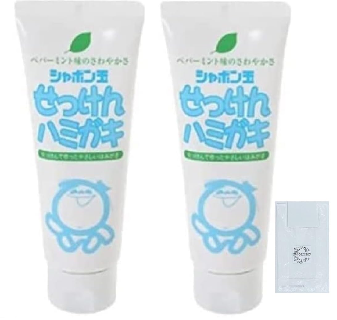 

[Includes 1 original shopping bag] () Bubble soap toothpaste 140g x 2 bottles set Toothpaste trial