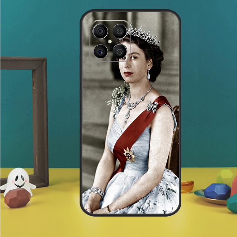 England Queen Elizabeth II Case For Honor 200 Pro X9b X9a X8b X8a X8 X9 X9c 50 70 90 Lite Honor Magic 5 6 7 Pro Cover