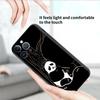 Urocze kreskówkowe zwierzę panda etui na Apple iPhone 14 Pro Max 13 11 12 Mini SE 7 8 Plus X XS 6 6S silikonowy pokrowiec na telefon miękka funda
