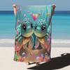 Beach Towel Quick-Drying Absorbent Beach Towel Microfiber Digital Printing Bath Towel Adult Plus