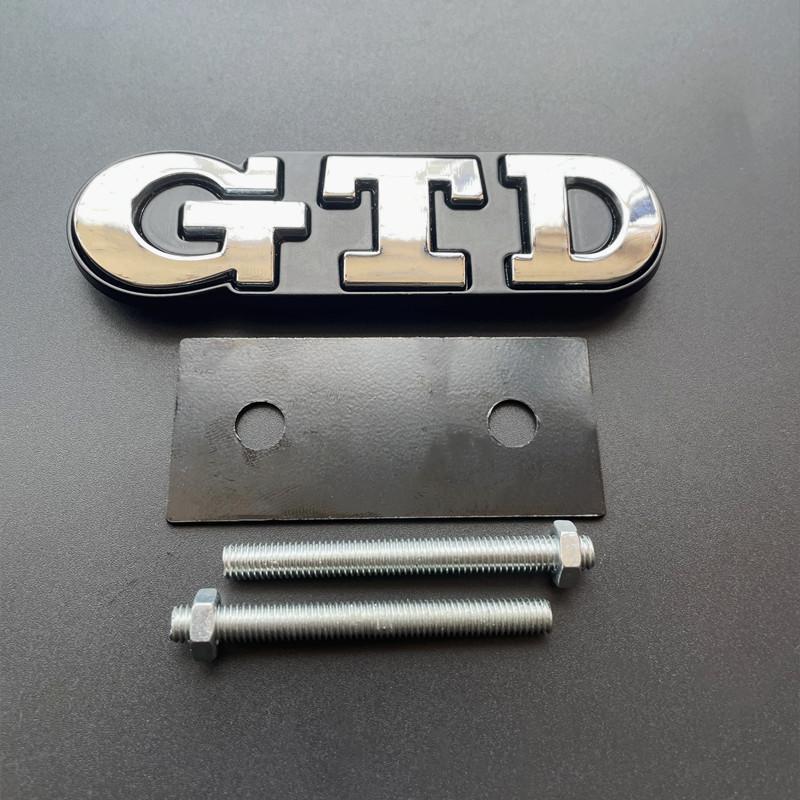 

Golf 3 4 MK3 MK4 2026 Hot For VW VOLKSWAGEN 3D Metal Car Front Grill GTD Logo Emblem Badge For Volkswagen VW Golf 3 4 5 6 7 7 MK