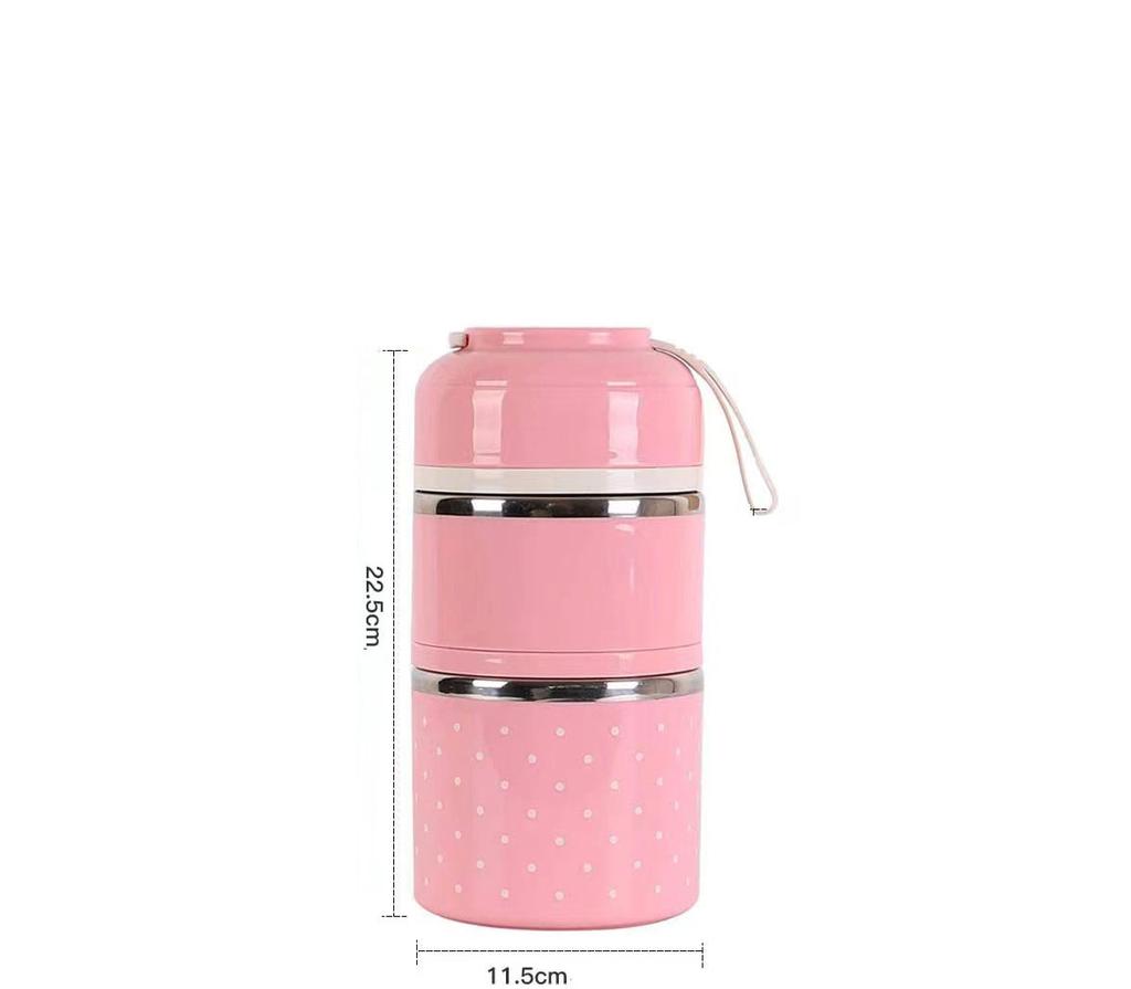 Z40 Portable Thermos Lunch Box Food Container 2/3 Layer Bento Box Stainless Steel Insulated Lunch Box for Food Storage Container