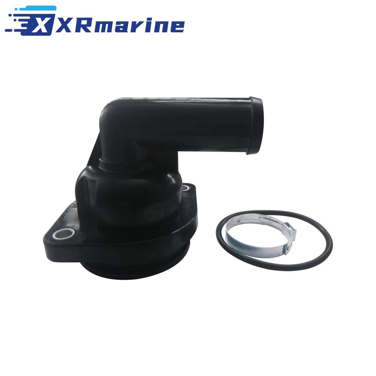 

892864T06 Thermostat Assembly with Housing for Mercury 75 - 150 HP 4 Stroke -775-65 Outboard Motors 8M0090819 Sierra 18-3635 Thermostat