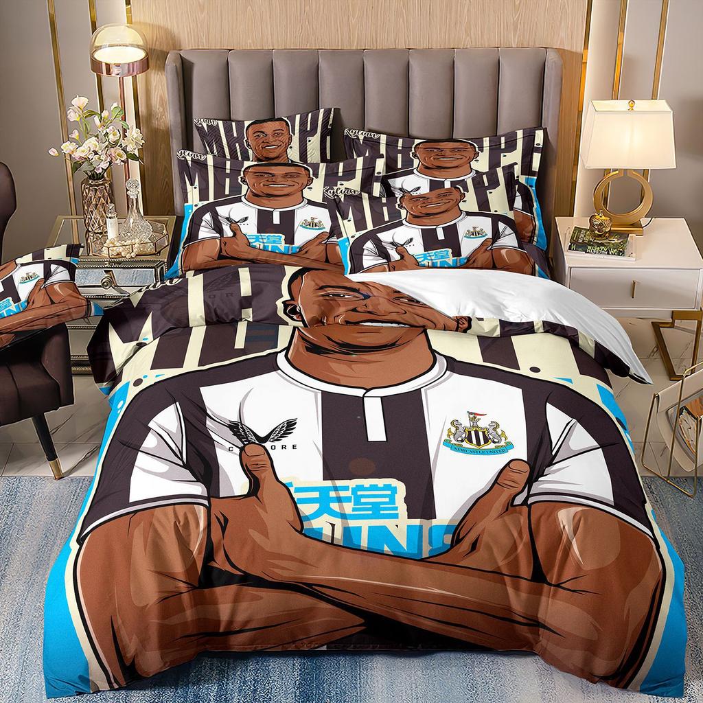 3D Dreiteilige Bettwäsche 3D Digitaldruck Weltmeisterschaft