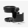 1 Piece Universal Tricycle Pram Phone Cup Holder Adjustable Black Baby Stroller Cup Holder 2-In-1 Twin Bottle Holder
