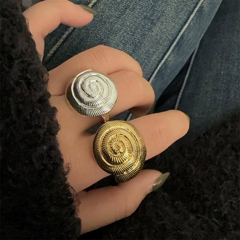 Metal Conch Shape Adjustable Rings For Women Girl Vintage Fashion New Jewelry Gift Party Birthday anillos