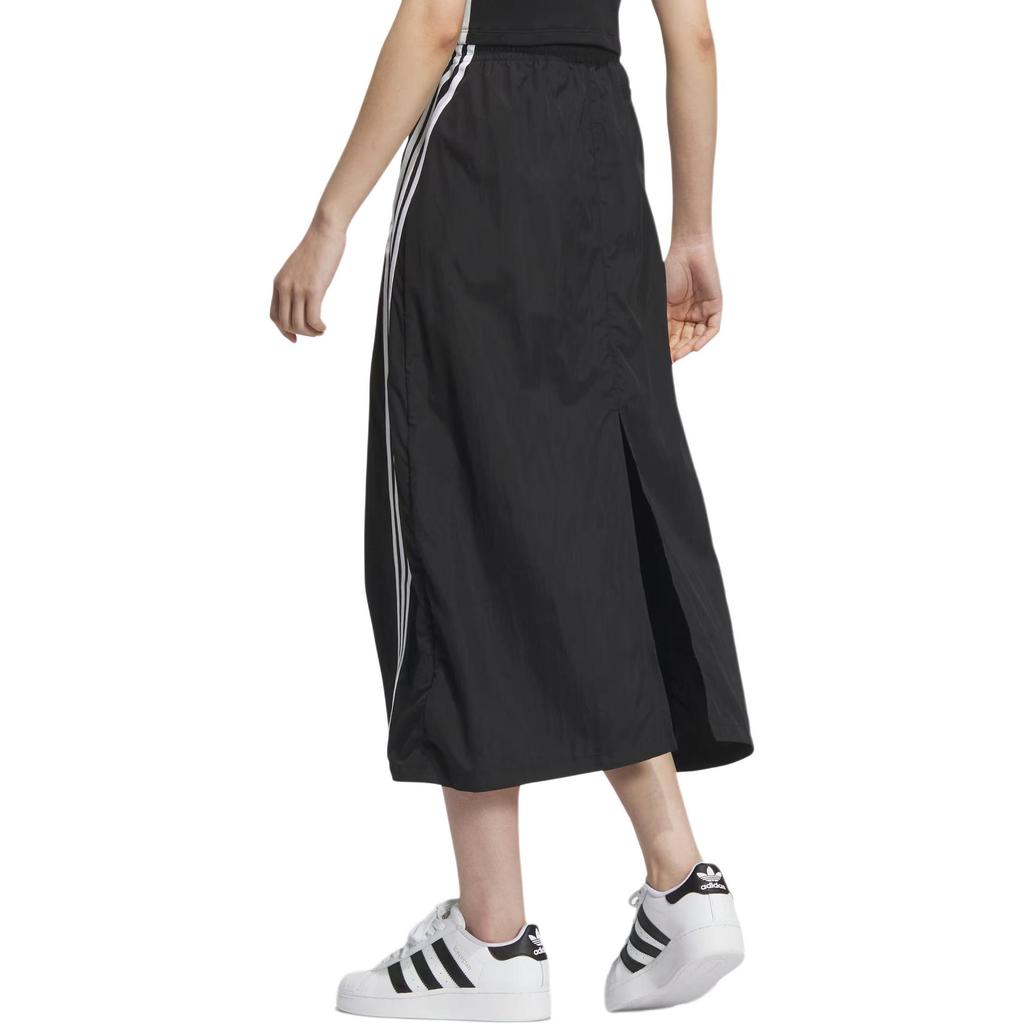 (WMNS) adidas Originals 3-Stripe Parach Skirt Asia Sizing 'Black White' Women's JC6123