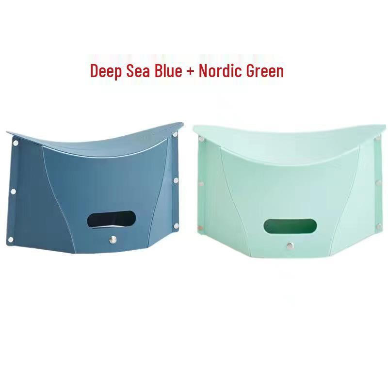 Compact Folding Plastic Stool for BBQ, Picnic, Camping, and Painting