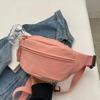 Half Mo Women's Chest Bag New Oxford Cloth Large Capacity Waist Bags Waterproof Multifunctial Running Belt Bags Sport