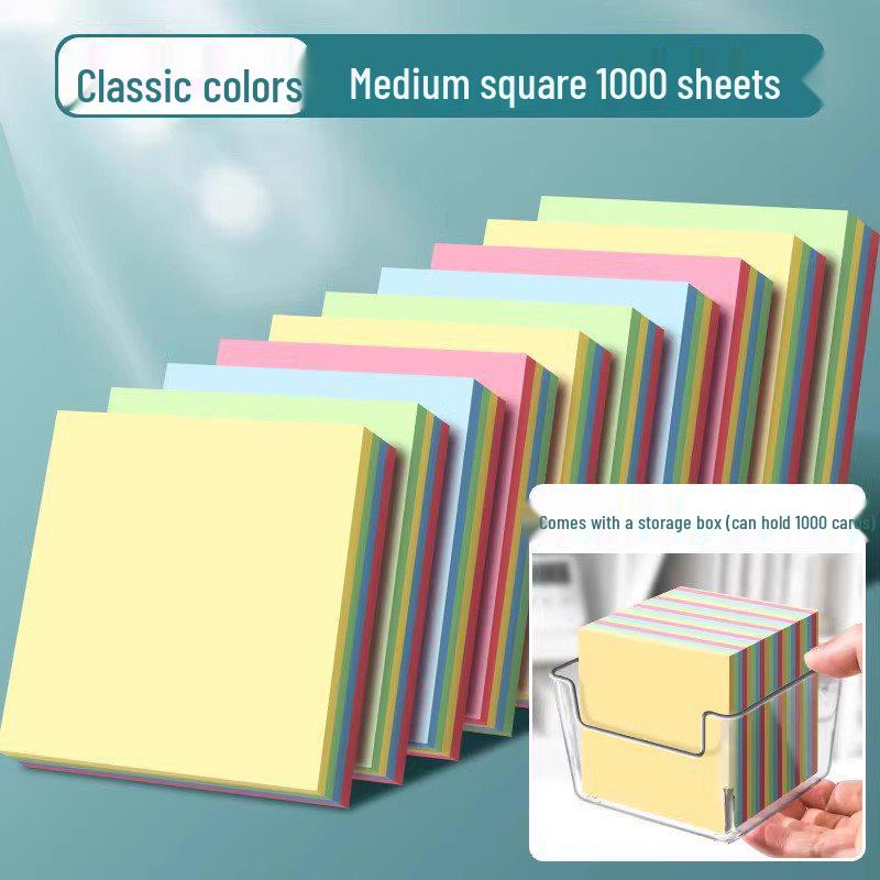 Adhesive Notes for Students and Office Use - Ideal for Elementary and Middle School, Writable Stickers, Labels, and High-Value Strips