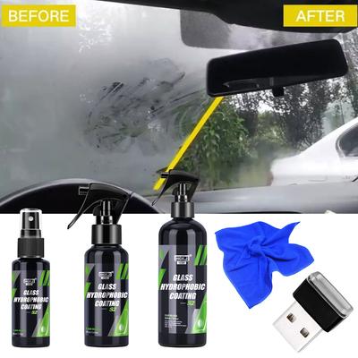 S2 Glass Long Lasting Ceramic Windshield Nano Hydrophobic Protection Coating Safe Driving Clear Vision Car Accessories