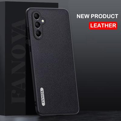 Luksusowe skórzane etui ochronne do twardego etui na telefon Samsung Galaxy M35, odporne na wstrząsy, wysokiej klasy, pełne etui ochronne