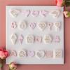 Heart Clay Cutters Clay Jewelry Cutters Valentine's Day Clay Earring Cutters DIY Earrings Accessories for Jewelry Making