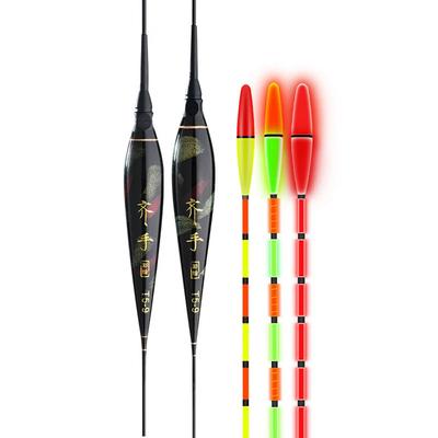 Boias de Pesca Inteligentes Eletrônicas Alarme Lembrete de Mordida Boia de Peixe Bobber Luz LED Noturna Mudança de Cor Boia Eletrônica Automática