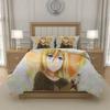 L-Levi A-Ackerman A-Attack O-on T-Titan Anime Comforter Cover Set Bedding Soft Microfiber Kids Teens Bedroom 200x200 200x220 155x220, US UK AU Sizes