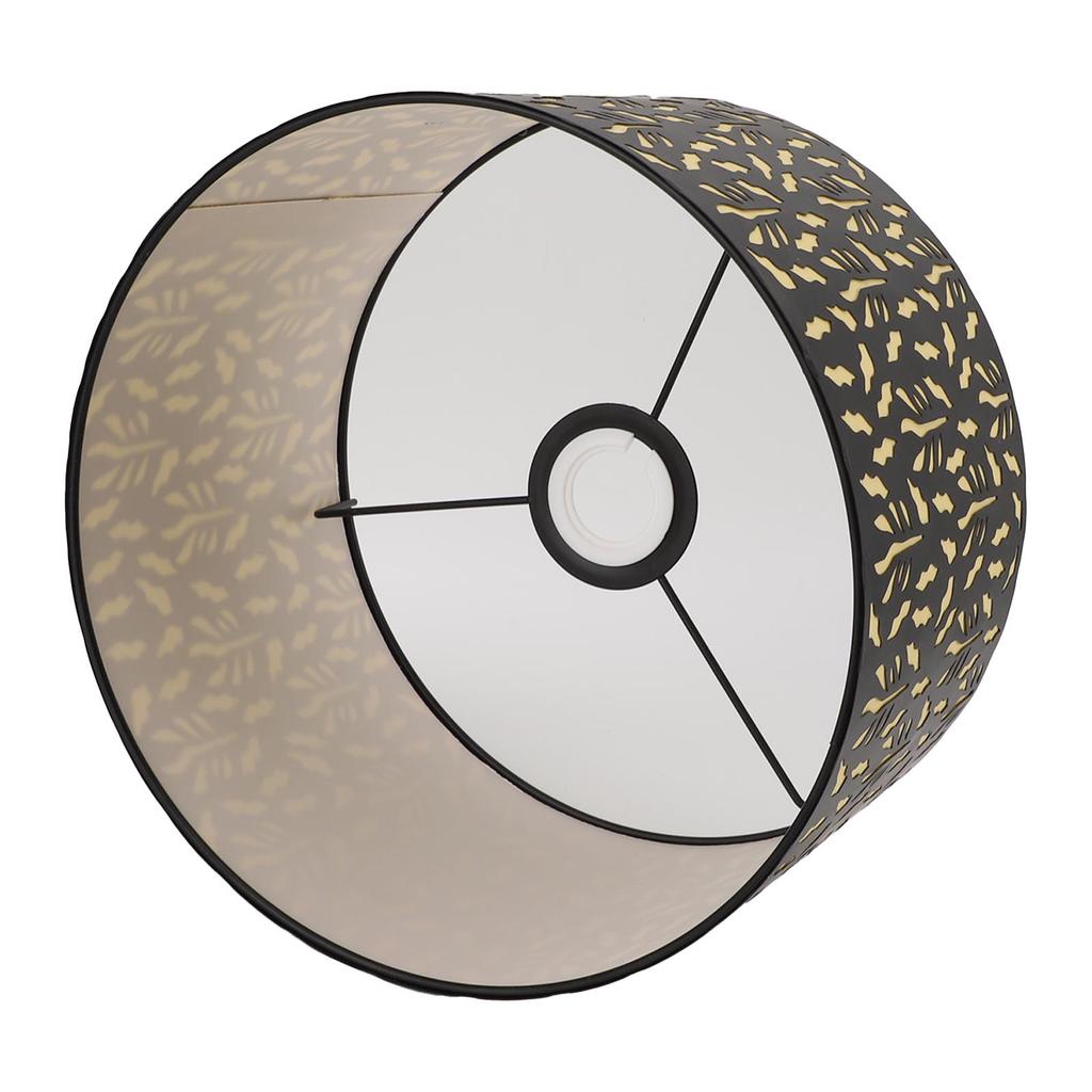 E27 E14 Metal Lamp Shade Metal   Lampshade Art Carved Hollow Lampshade with Shading Lining 25cm Water Grass Leaves