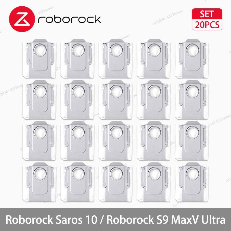 Roborock Saros 10 / S9 MaxV Ultra Robot Vacuum Accessorie Main Side Brushe Mop Cloth HEPA Filter Dust Bag Spare Parts