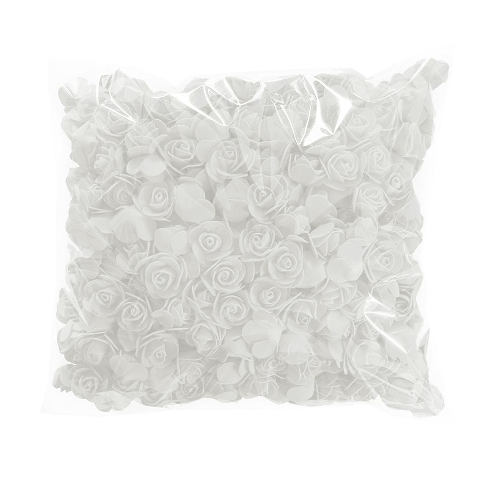 50pcs/Pack 3cm Foam Rose Heads Artificial Flower Teddy Bear Rose For Wedding Birthday Party Home Decor DIY Valentines Gifts