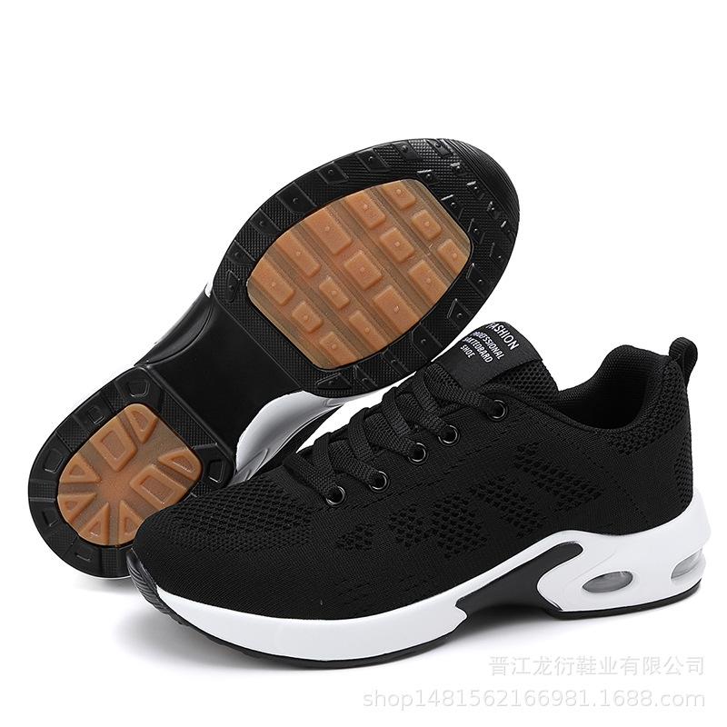 

New sports and leisure shoes, sports shoes, summer breathable student lightweight running shoes 38 чорний