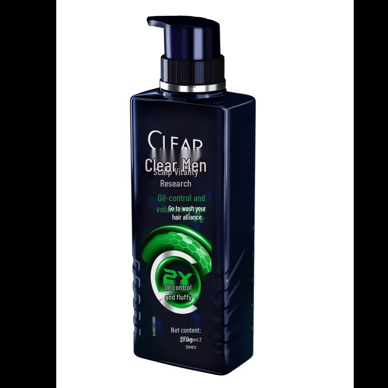 Clear Men Anti-Dandruff Oil Control Volumizing Shampoo 2 X 270g