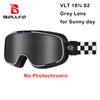 BOLLFO Photochromic Motorcycle Goggles Motorbike Eyewear OTG UV Protection Auto-tinting ATV Glasses Windproof Dirt Bike Goggles