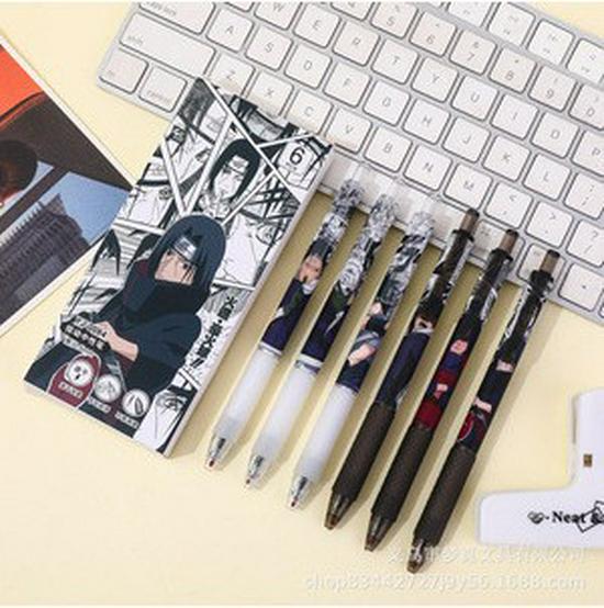 Girlish Heart Pink Ballet Bow Gel Pen - Quick-Drying Black Ink, Cartoon Design for Students