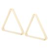 2pcs Strong Build Billiard Triangle Rack White Color Billiard Ball Frame  For Snooker Game