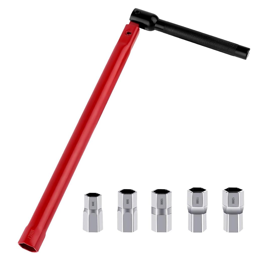 Alloy Adjustable Tap Spanner Set With 5 Changeable 8-12mm Nut For Easy Faucet Installation Tapex Kit