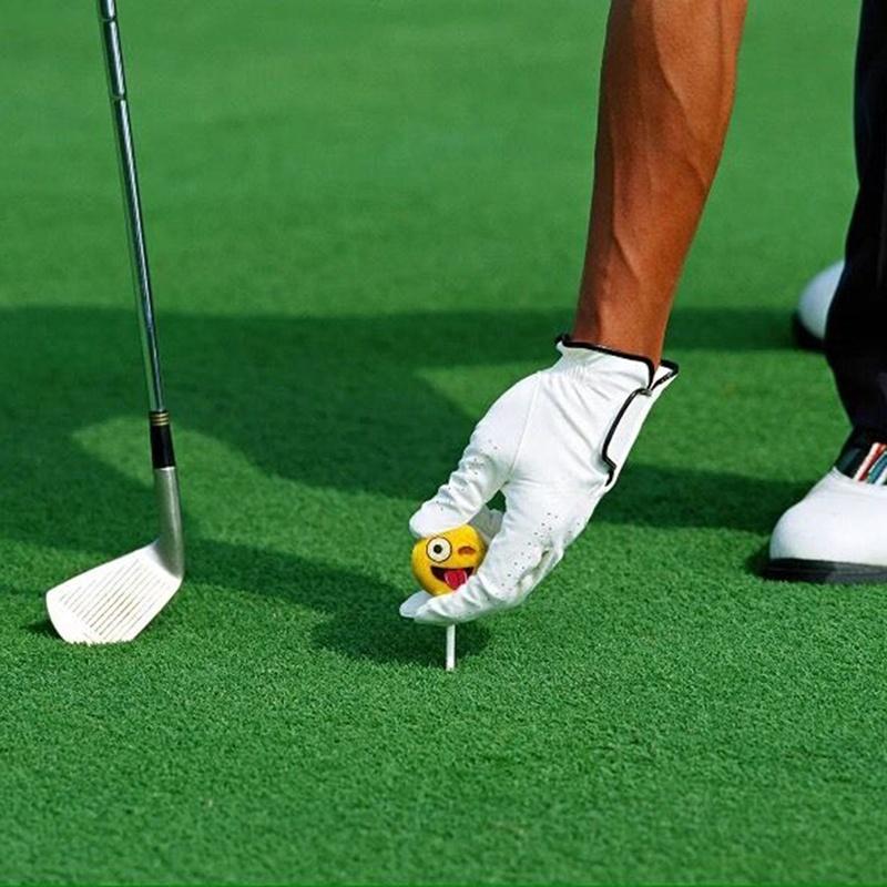Cute Emoji Novelty Practice Golf Balls Toy Kids Gifts for Outdoor Field Playing Random