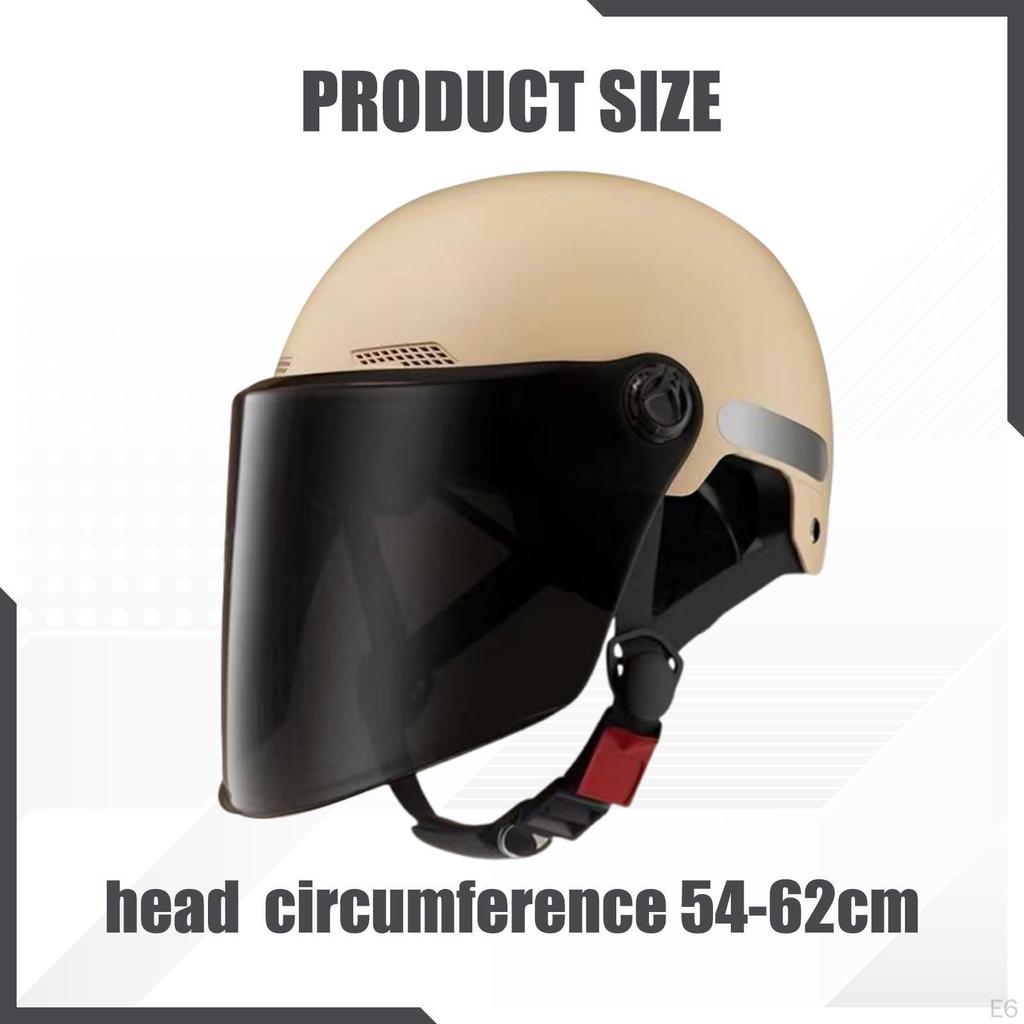 Men's And Women's Lightweight Half Helmet for Motorcycles