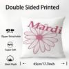Luxury M-Mius M-Mius Pillow Case Plush Fabric Soft Double Sided Print Sofa Cushion Cover Throw Pillow Covers