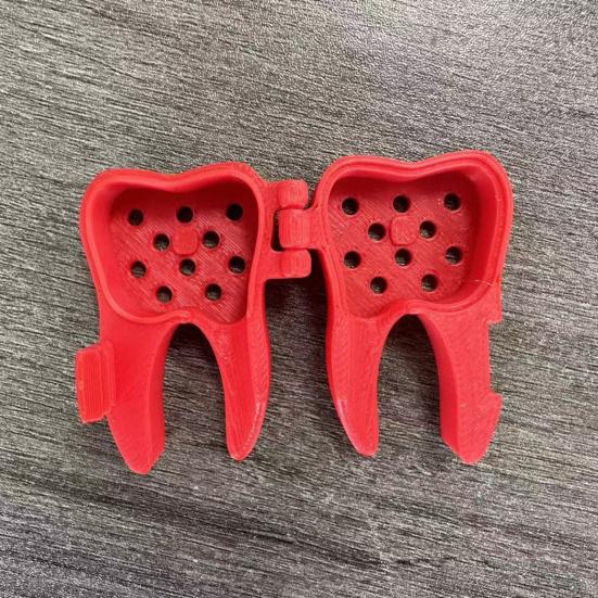 5Pcs Toothbrush Head Box Travel Toothbrush Head Case Tooth-Shaped Protective Box with Lid for Home