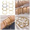 Stainless Steel Bamboo Joint Openable Bracelet - Unique European & American Design, High-Quality Texture
