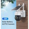 Solarbetriebene Kamera CCTV-Sicherheitskameras 4G SIM / WIFI 360 Outdoor wasserdichte PIR-Kamera zur Personenerkennung