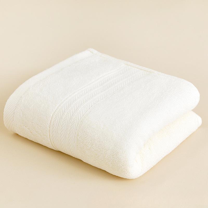 

Towel Pure Cotton Thickened Adult Face Washing Scarf Plain Color Combed Long Velvet Plush Water-absorbing and Skin-friendly Home Fine Gift 34*74cm