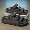 Fashion Men Sandals Summer Leisure Beach Holiday Sandals Dual Purpose Shoes 2025 New Outdoor Sneakers Male Retro Comfortable Casual Shoe