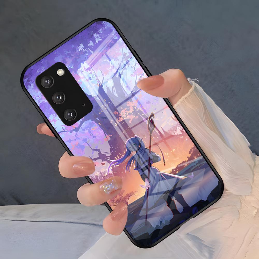 Hot F-Frieren Anime Phone Case For Samsung A25 A13 A33 5G A54 A36 A35 A56 A52 A14 Shockproof Glass Cover