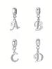 Copper Fashionable 26 Letters Of Charm Bead For Women Fit Bracelets Diy Making Anniversary Gift Fine Ladies Jewelry
