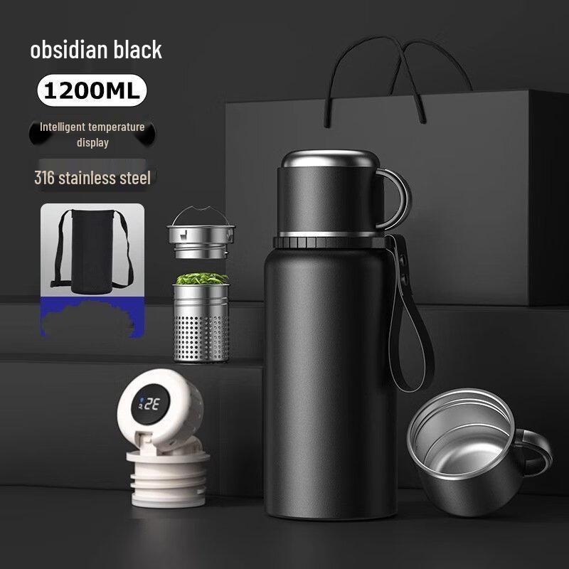 Smart Temperature Display Insulated Water Bottle