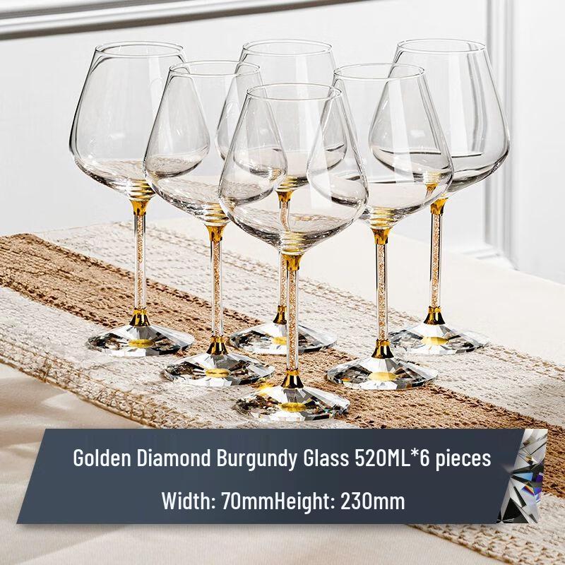 Luxury Crystal Wine Decanter & Goblet Set