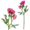 Twig - Dark Pink Foam Poppy 44 Cm