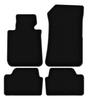 BASIC schwarze Velours-Fußmatten für: BMW 1 E87 Schrägheck (2004-2011)