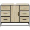 Washbasin Cabinet in Sonoma Oak 80 x 33 x 60 cm Particleboard