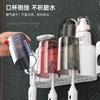 Toothbrush Shelf No Punching Toothbrush Mouthwash Cup Wall-Mounted Bathroom Wall-Mounted Shelf Storage Box Set
