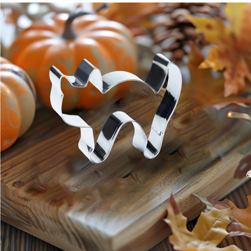 12PCS Halloween Cookie Cutter Set Pumpkin Ghost Bat Shape DIY Chocolate Fondant Mold Biscuits Mould Halloween Baking Tools