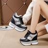 Fashion Winter Women High Platform Shoes Height Increasing Casual Shoes 11 CM Thick Sole Trainers Breathable Shoes Women Sneakers New