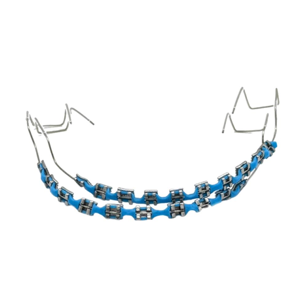 New Metal Wires Bracket Dental Fake Braces With/no Storage Box Colored Dental Decor Braces Dental Fashion Decoration Dental Tool