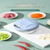 Mini Manual Food Chopper Pull Operated Garlic Mincer Multifunctional Vegetable Cutter for Home Kitchen Use