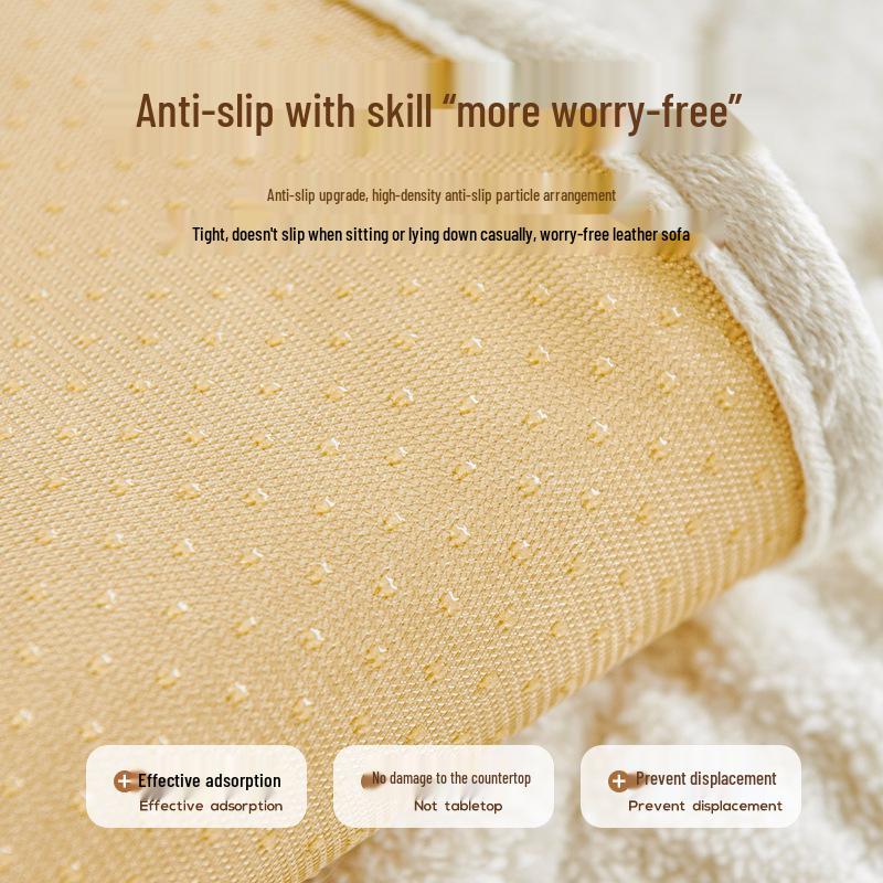 2025 Plush Sofa Cushion: Thickened, Non-Slip Autumn/Winter Cover
